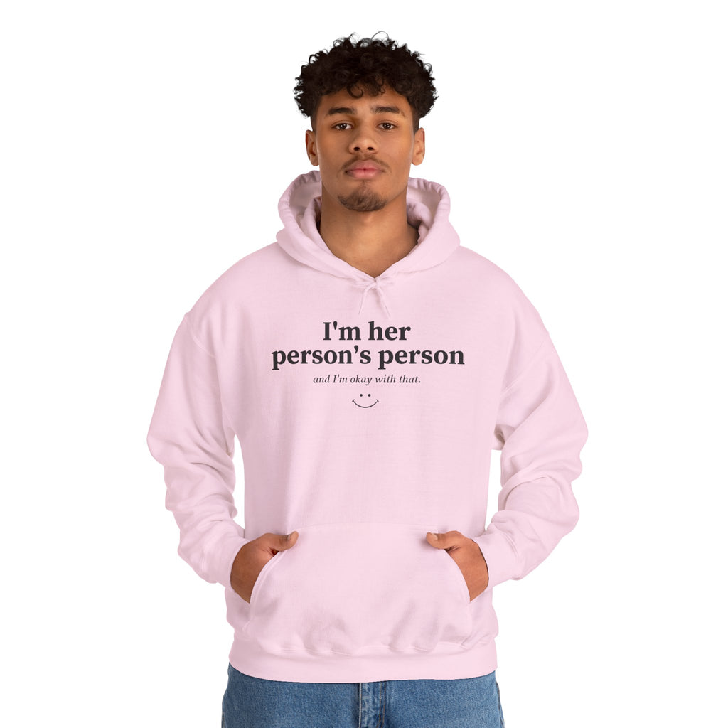 Hoodie 'I'm Her Person's Person' - Worn Raw | Collection Couple
