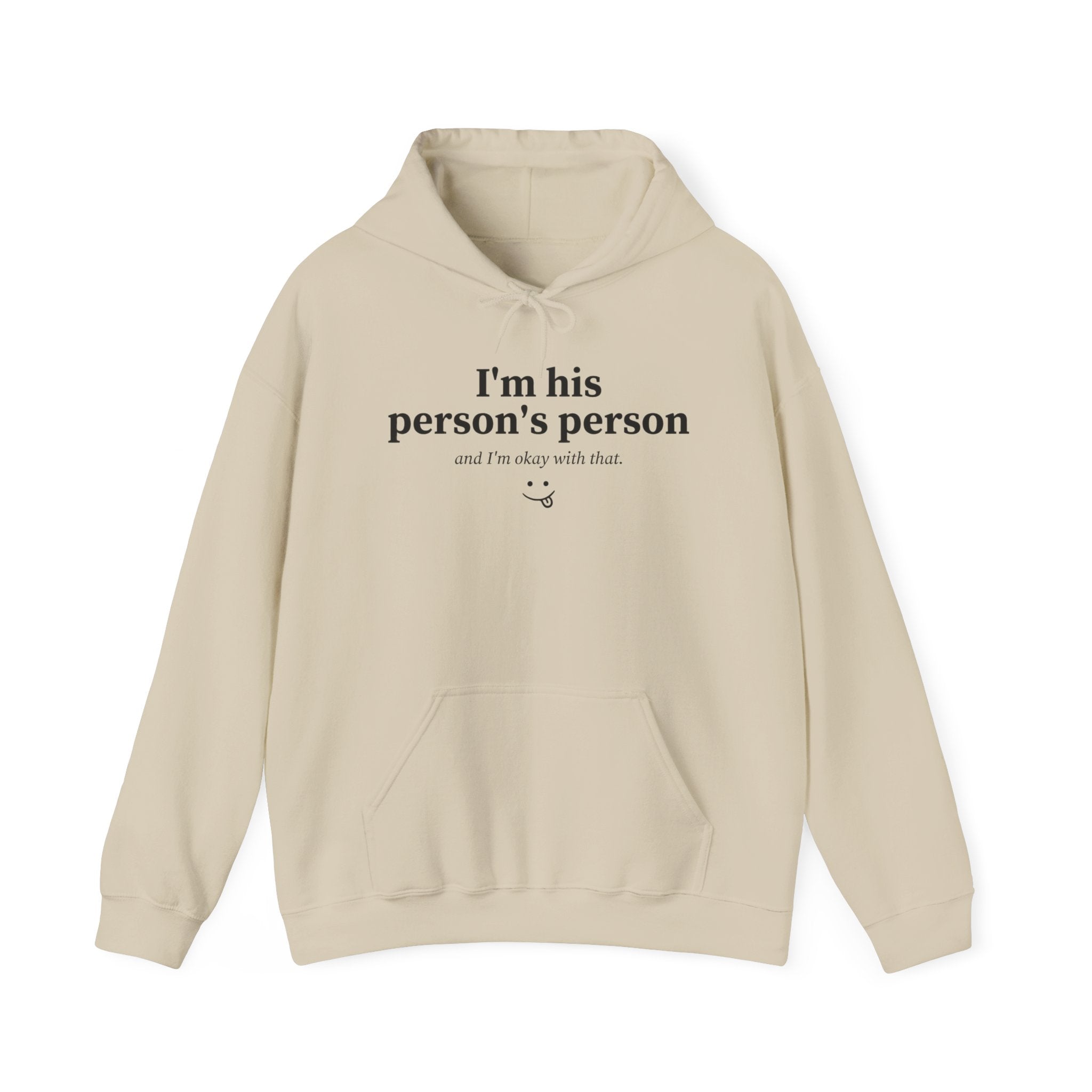 Hoodie 'I'm His Person's Person' - Worn Raw | Collection Couple