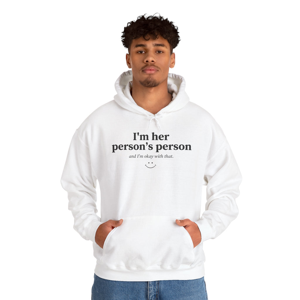 Hoodie 'I'm Her Person's Person' - Worn Raw | Collection Couple