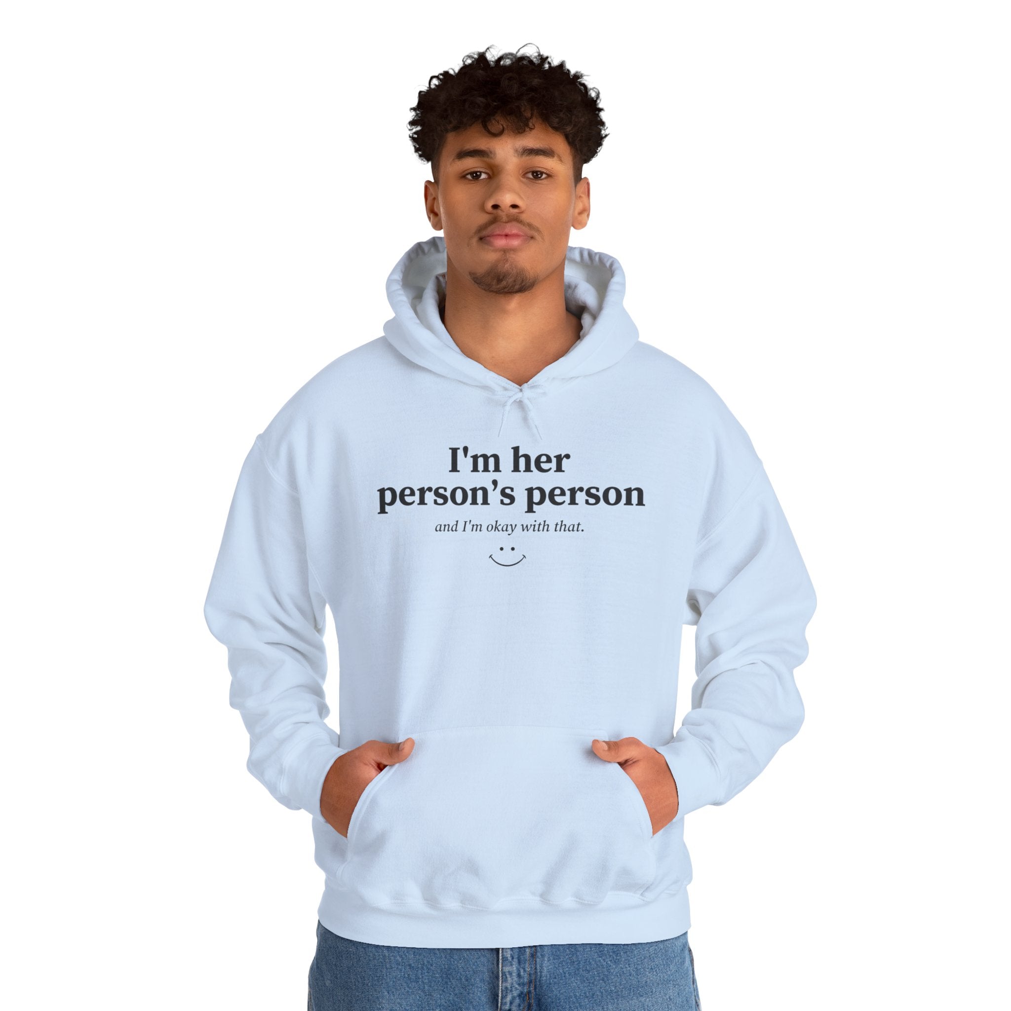 Hoodie 'I'm Her Person's Person' - Worn Raw | Collection Couple