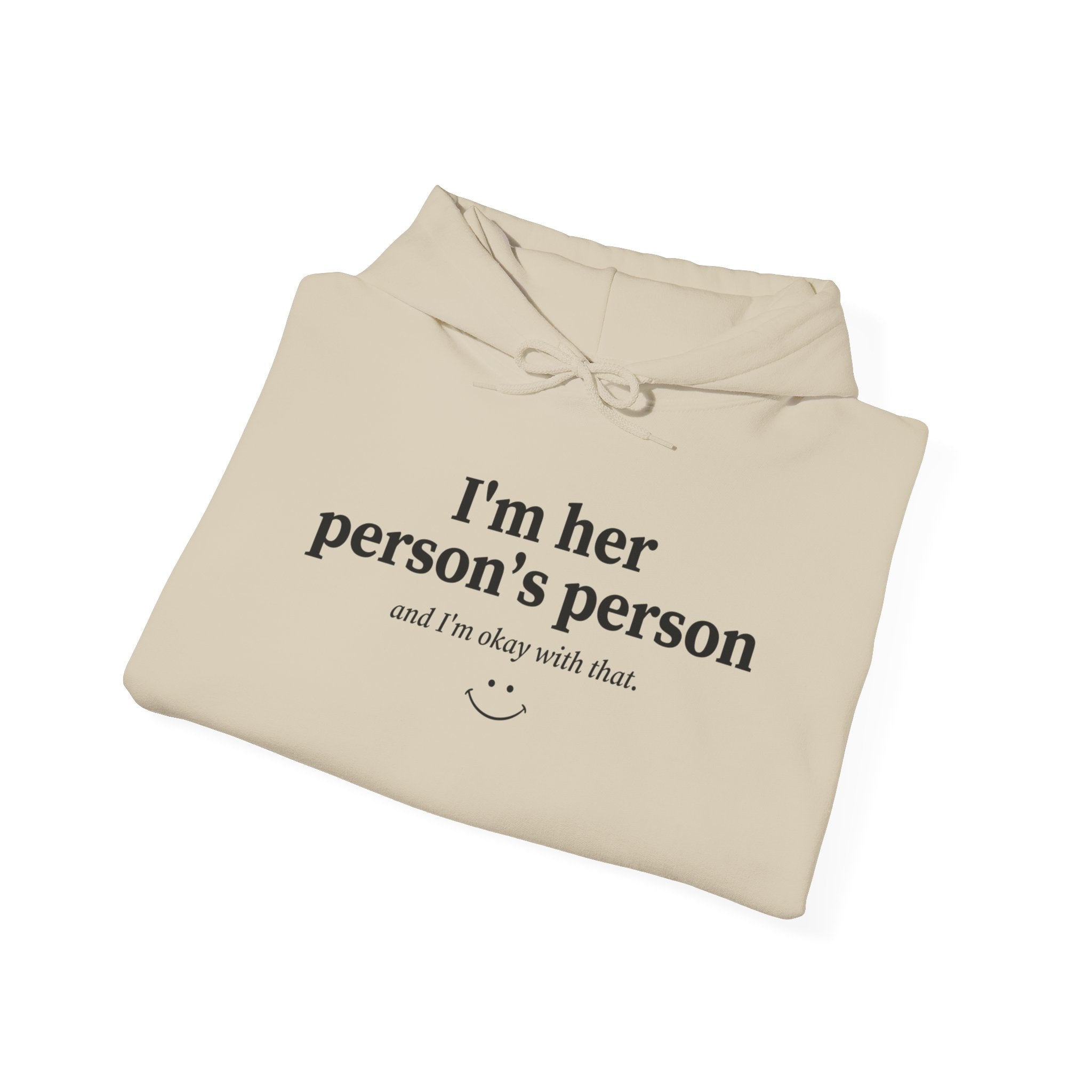 Hoodie 'I'm Her Person's Person' - Worn Raw | Collection Couple