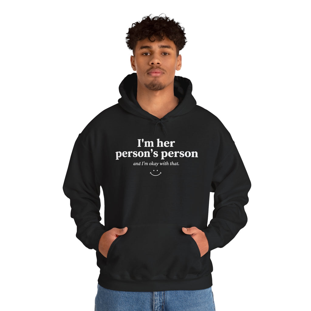 Hoodie 'I'm Her Person's Person' - Worn Raw | Collection Couple
