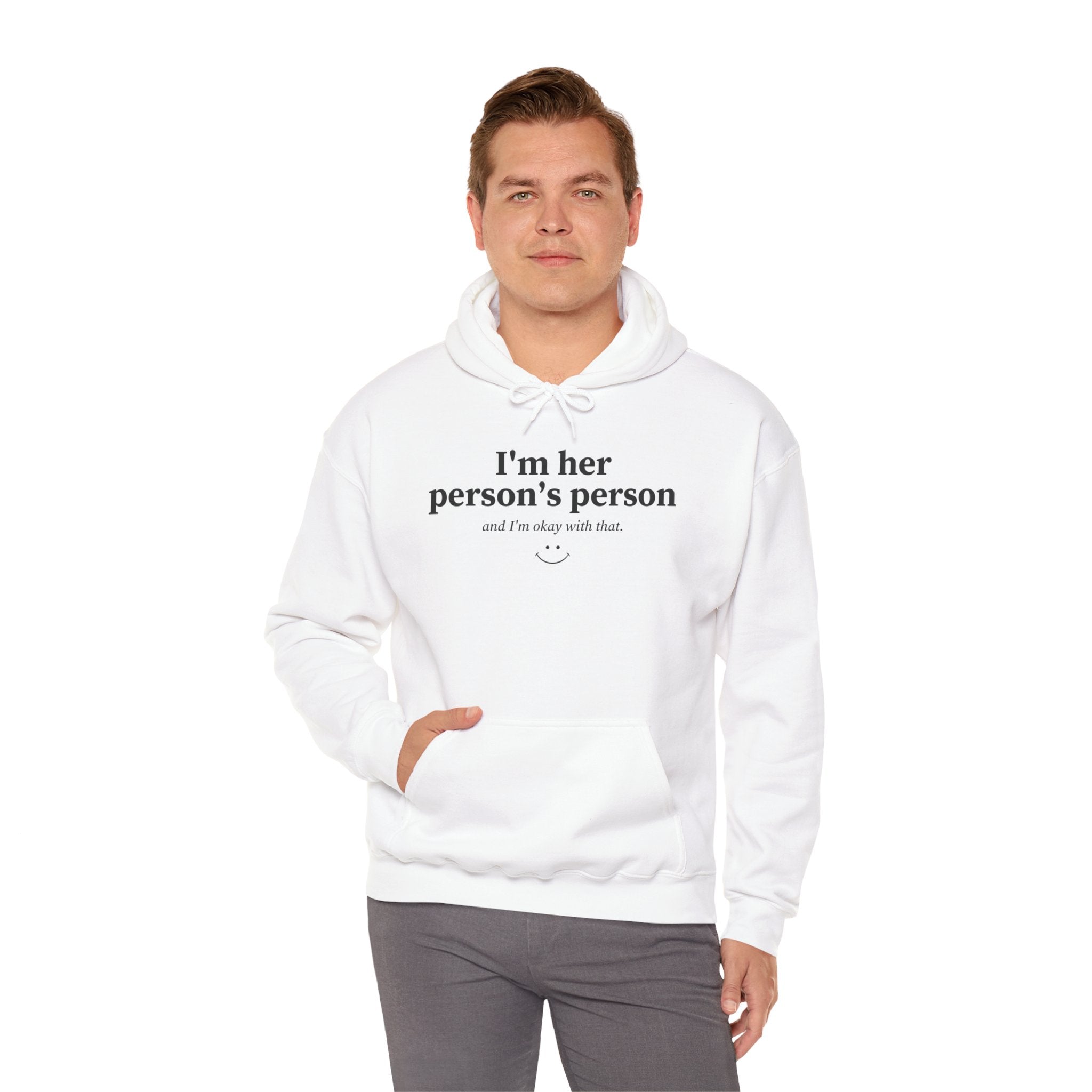 Hoodie 'I'm Her Person's Person' - Worn Raw | Collection Couple