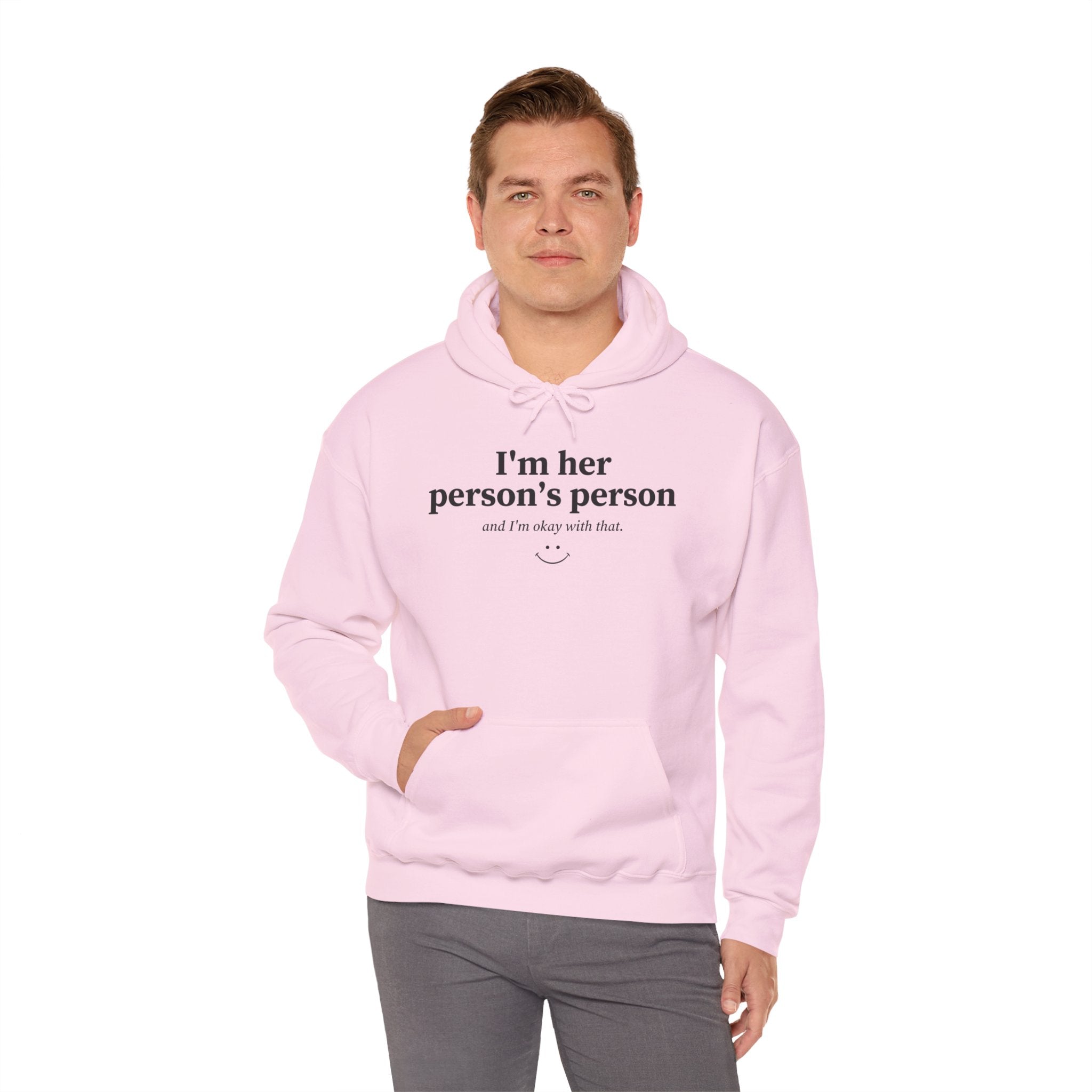 Hoodie 'I'm Her Person's Person' - Worn Raw | Collection Couple