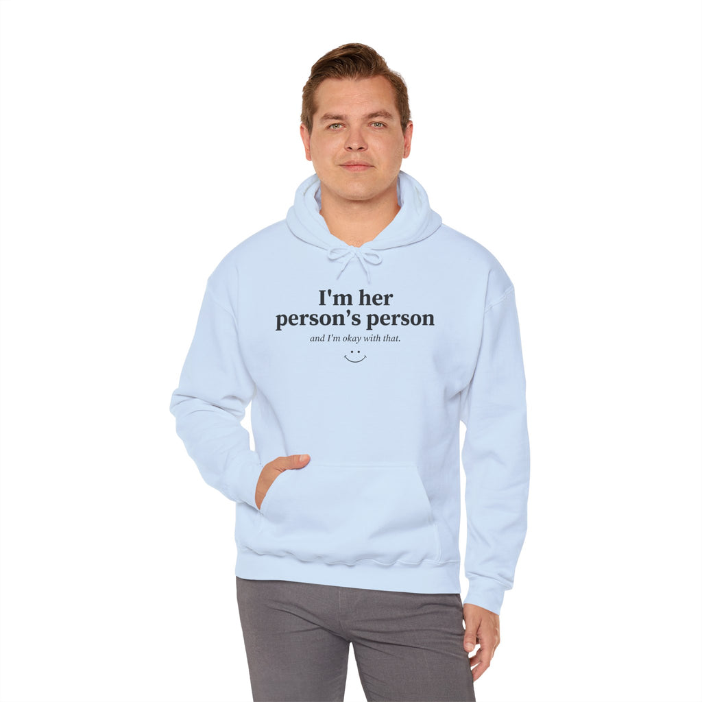 Hoodie 'I'm Her Person's Person' - Worn Raw | Collection Couple