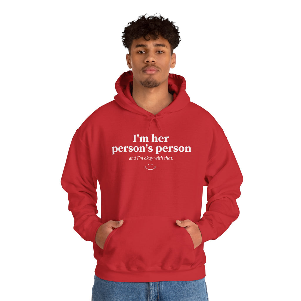 Hoodie 'I'm Her Person's Person' - Worn Raw | Collection Couple