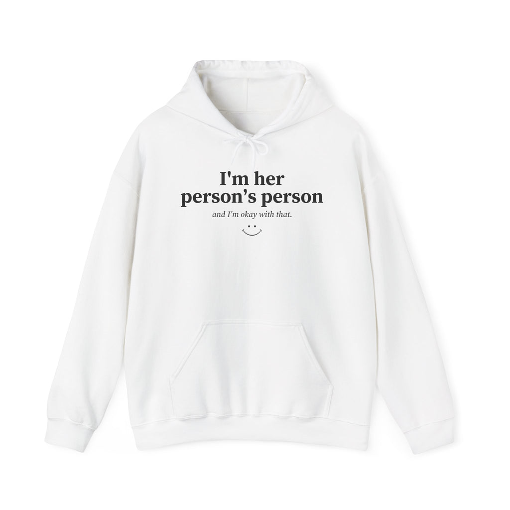 Hoodie 'I'm Her Person's Person' - Worn Raw | Collection Couple