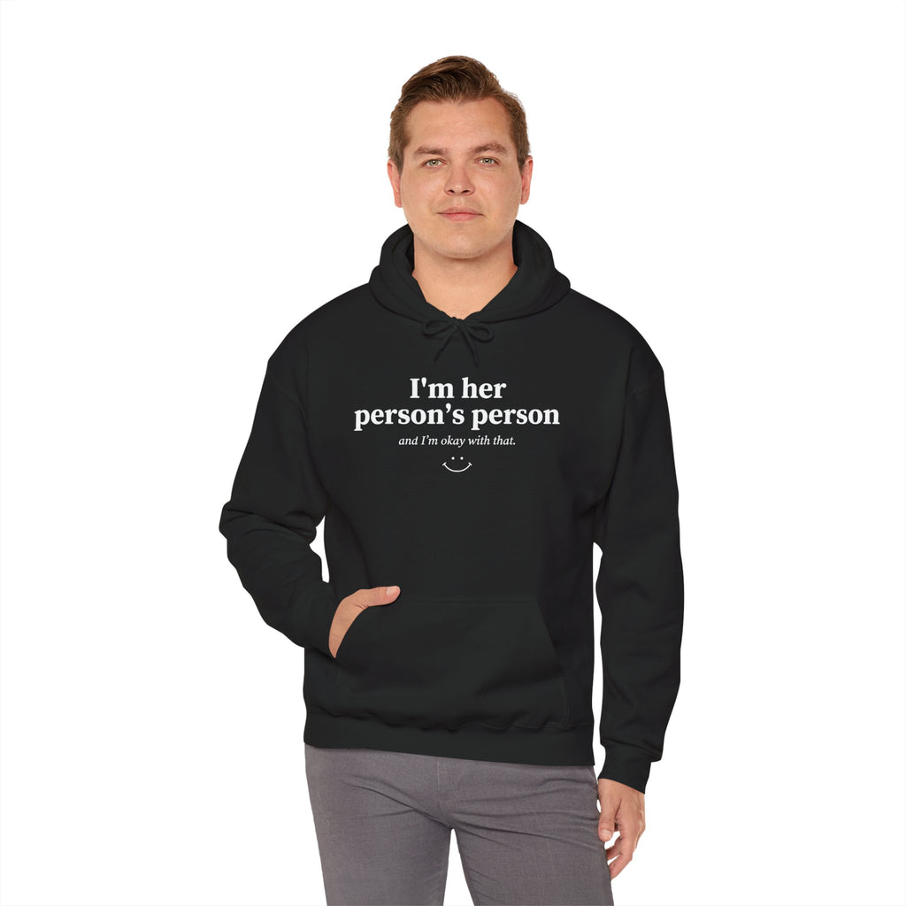 Hoodie 'I'm Her Person's Person' - Worn Raw | Collection Couple