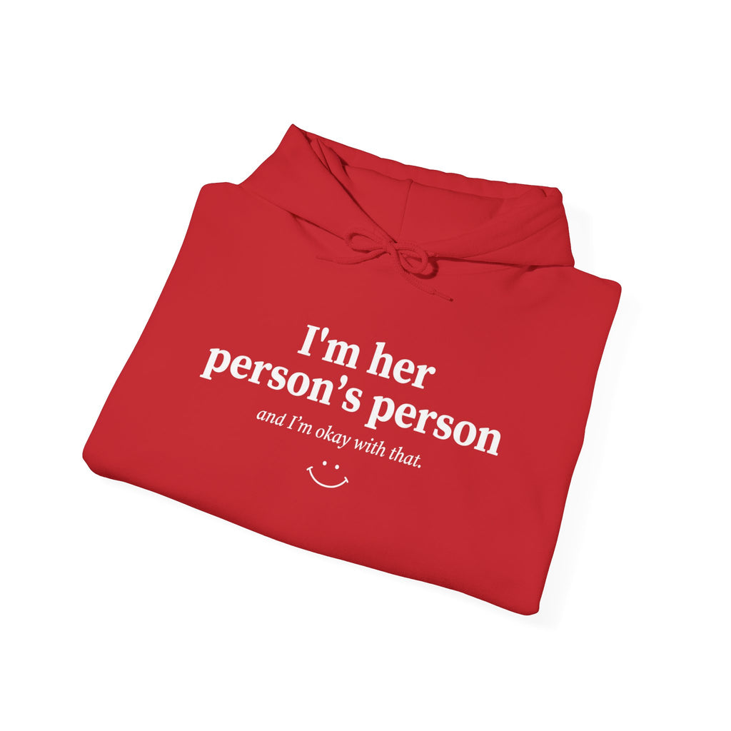 Hoodie 'I'm Her Person's Person' - Worn Raw | Collection Couple