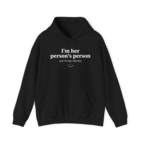Hoodie 'I'm Her Person's Person' - Worn Raw | Collection Couple