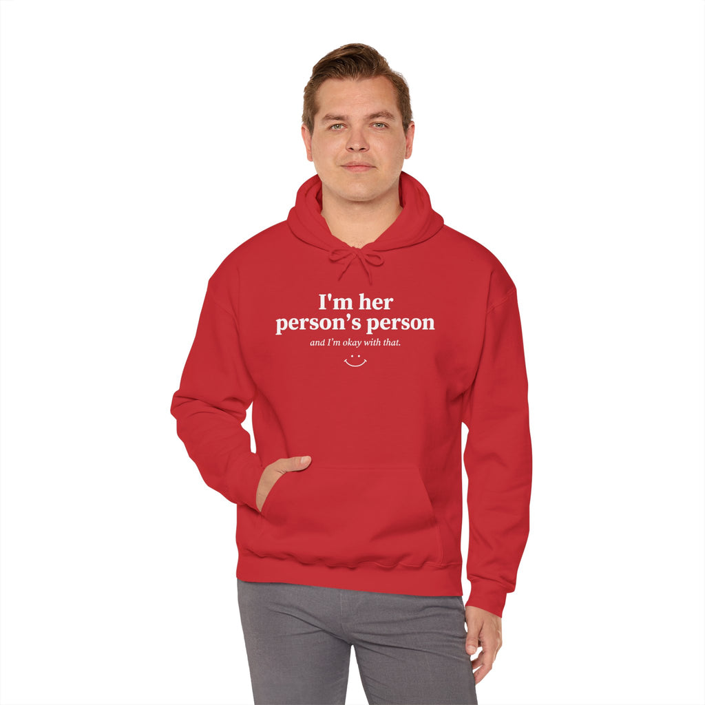 Hoodie 'I'm Her Person's Person' - Worn Raw | Collection Couple