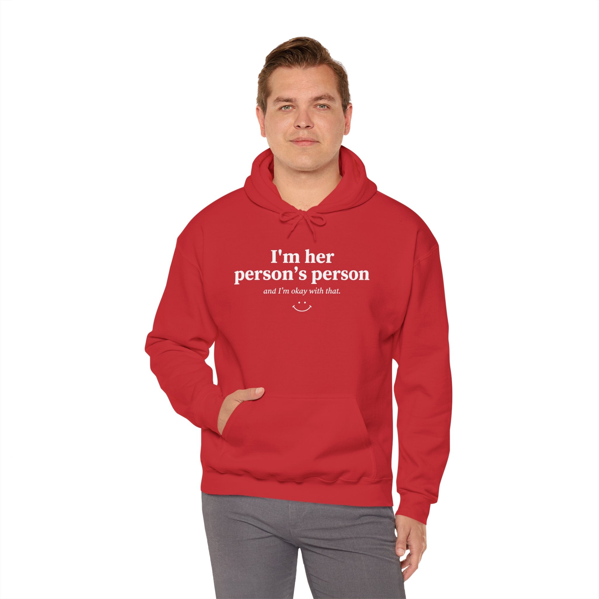 Hoodie 'I'm Her Person's Person' - Worn Raw | Collection Couple
