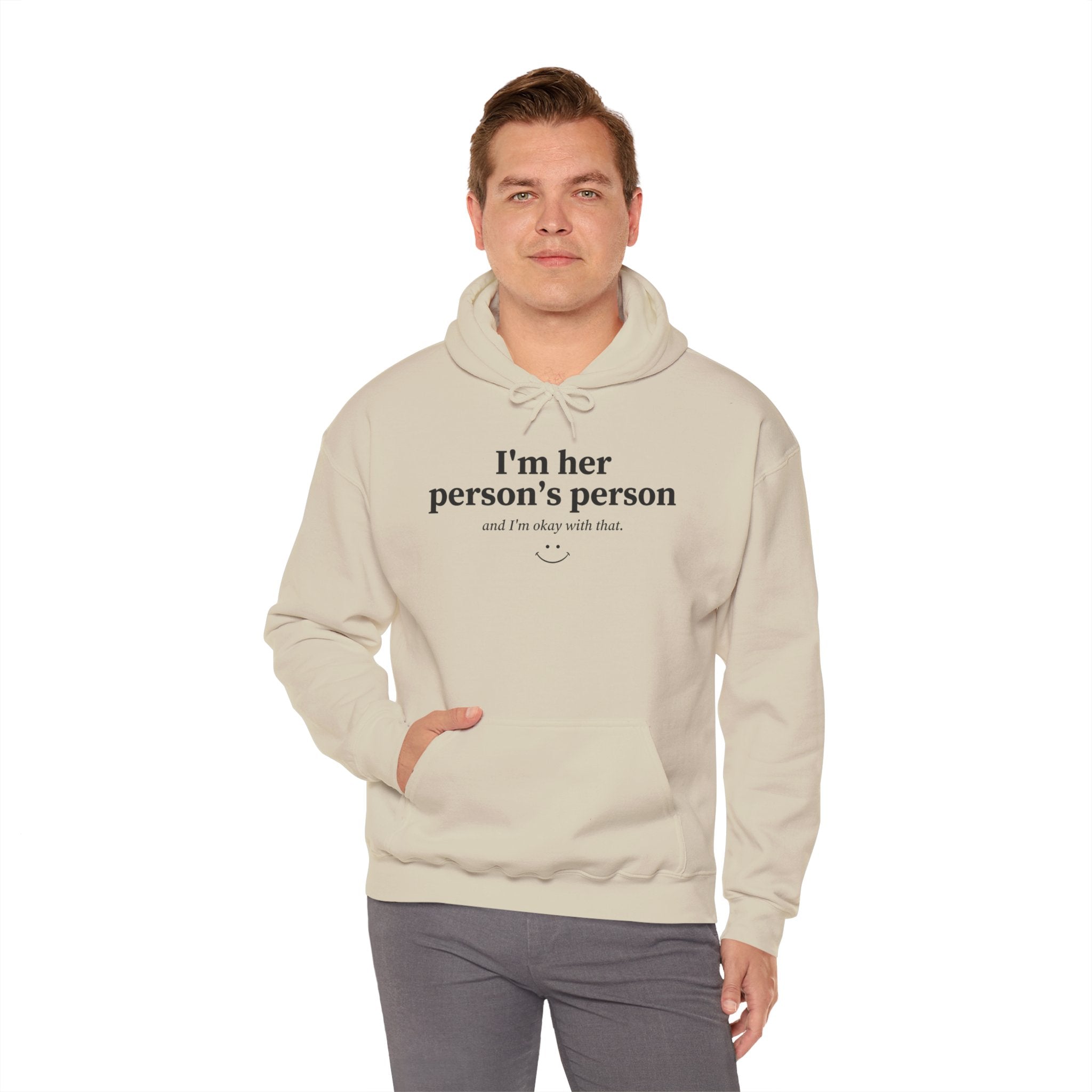 Hoodie 'I'm Her Person's Person' - Worn Raw | Collection Couple
