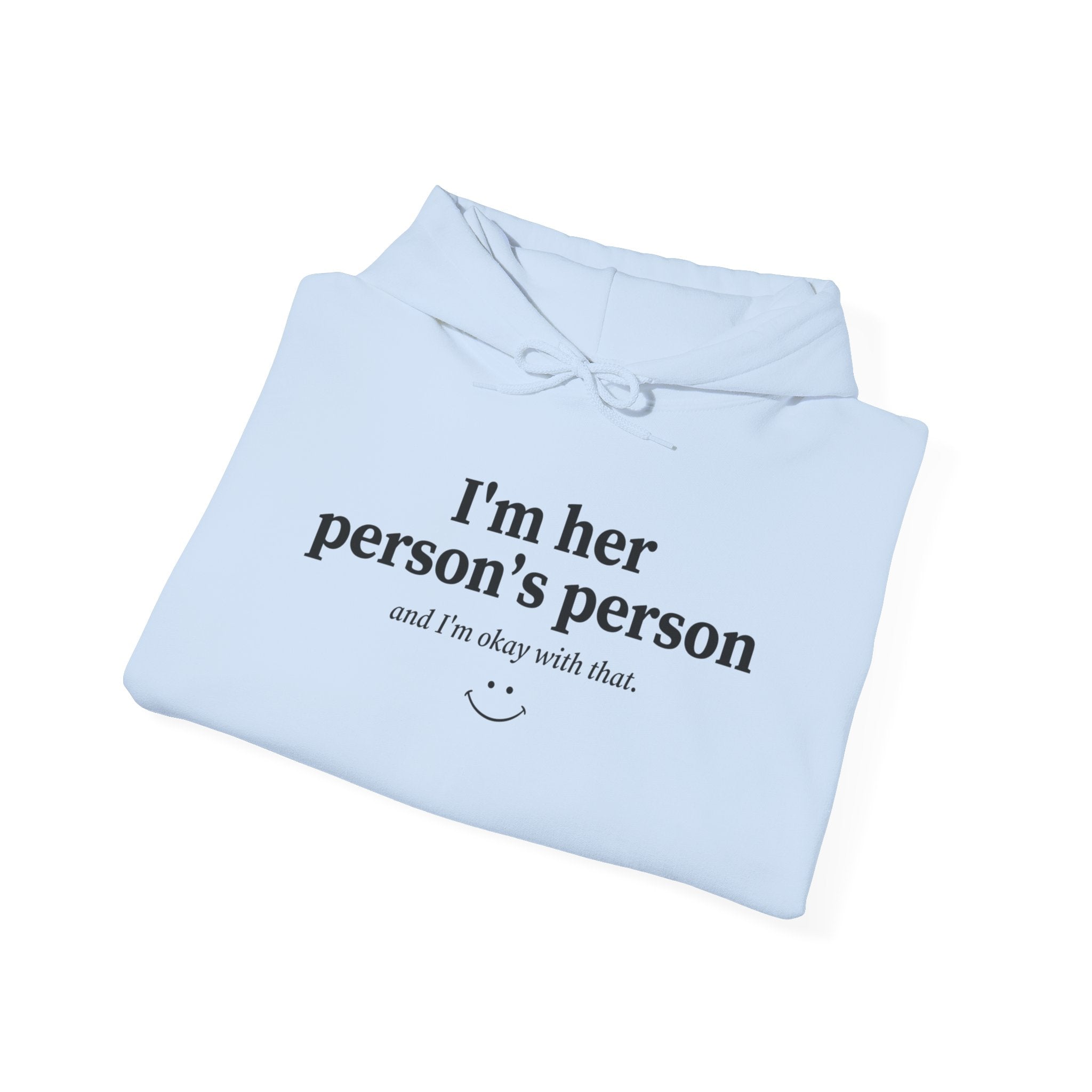 Hoodie 'I'm Her Person's Person' - Worn Raw | Collection Couple