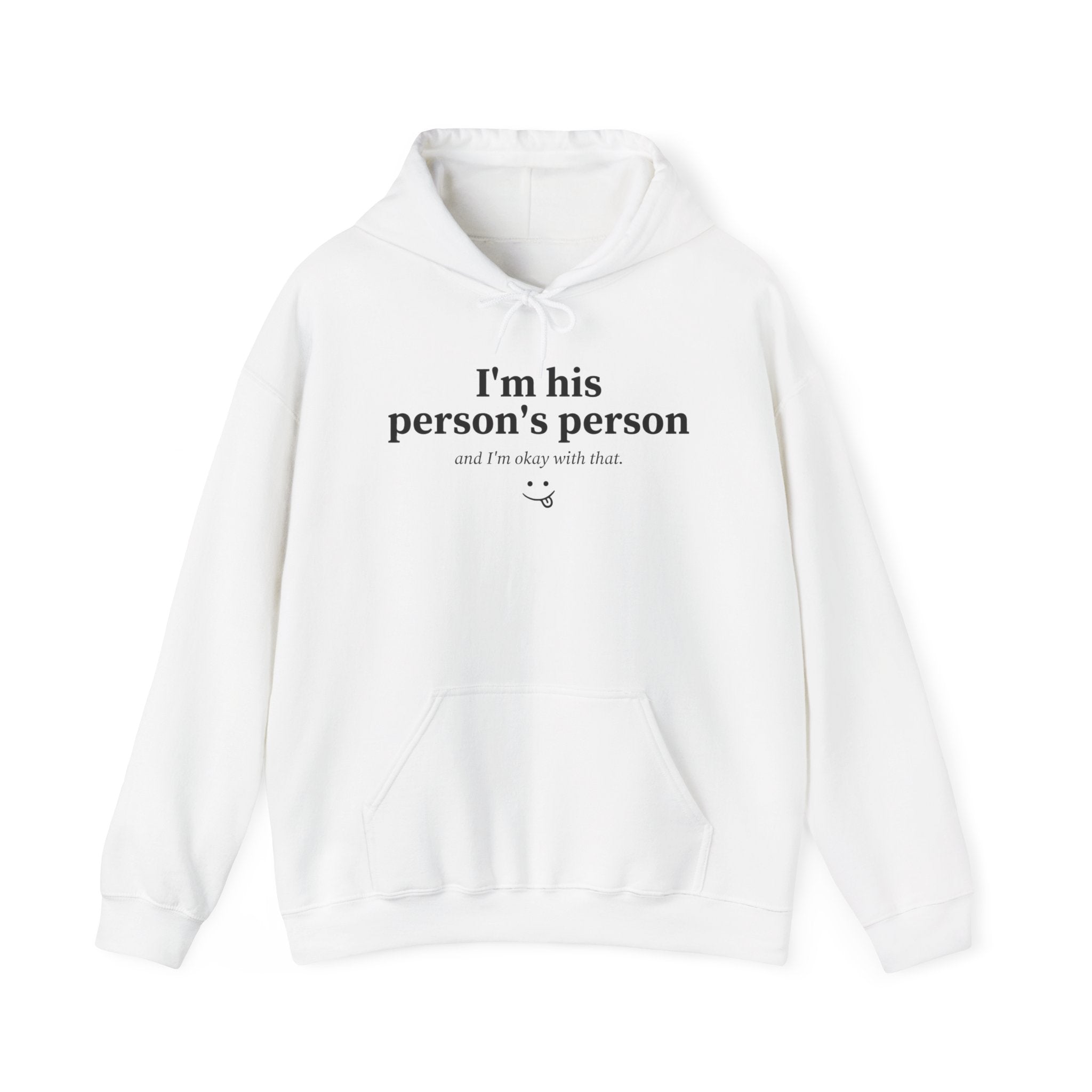 Hoodie 'I'm His Person's Person' - Worn Raw | Collection Couple