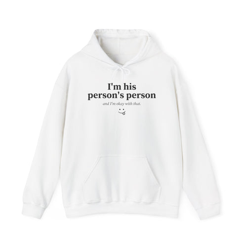 Hoodie 'I'm His Person's Person' - Worn Raw | Collection Couple
