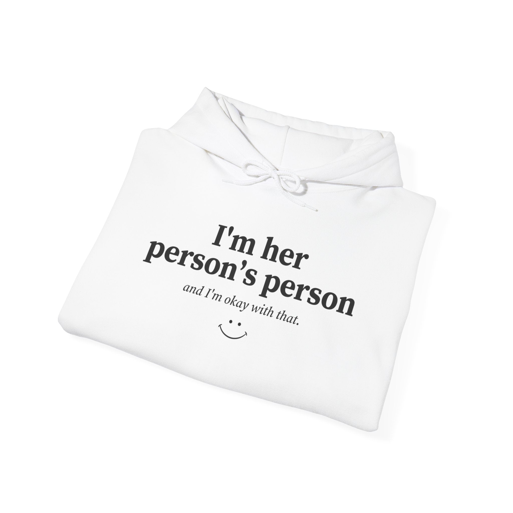 Hoodie 'I'm Her Person's Person' - Worn Raw | Collection Couple